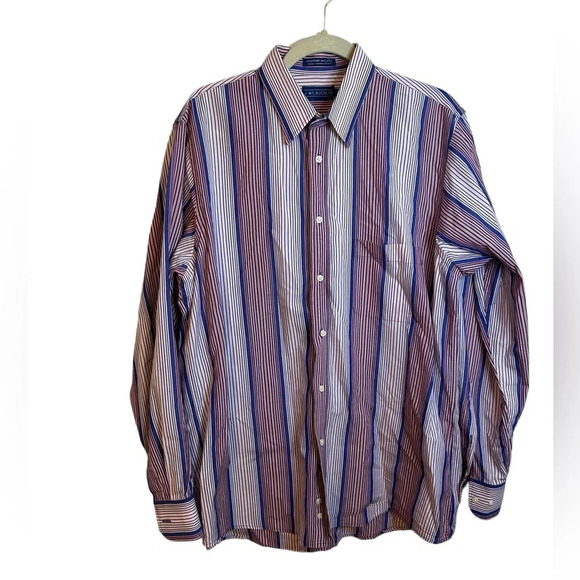 J.MCLAUGHLIN MENS STRIPED VINTAGE SHIRT - Picture 1 of 4